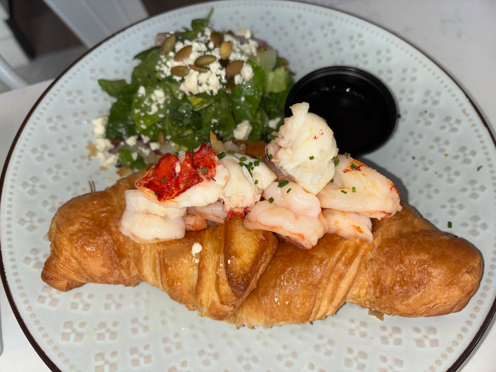 The Lobster Shrimp Roll has East coast lobster tail, Argentine shrimp & gulf prawns which were...