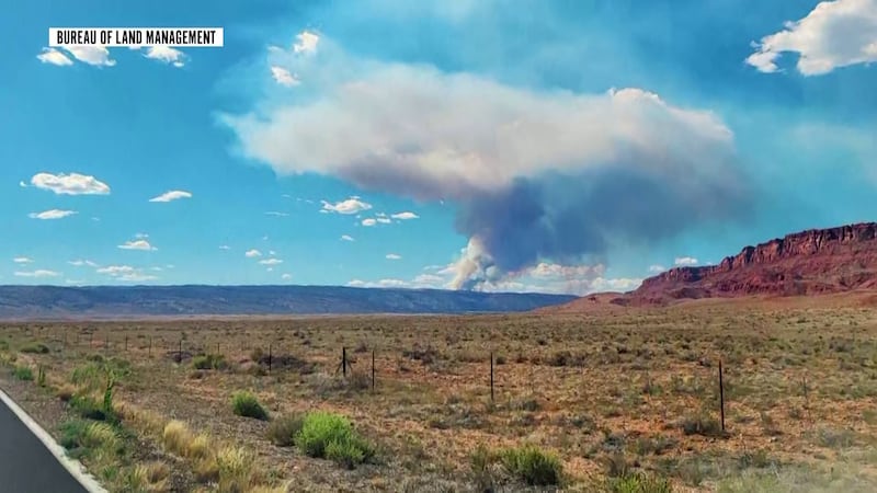The Rock Canyon Fire was sparked over the weekend by a lightning strike.