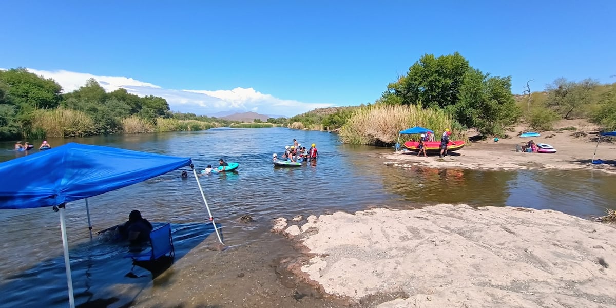 Mesa Firefighters Rescue 75-Year-Old Man During Salt River Training