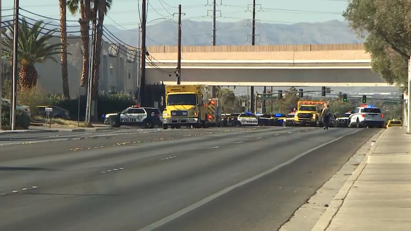 A Las Vegas police officer was injured in a police shooting Tuesday afternoon in the east valley.