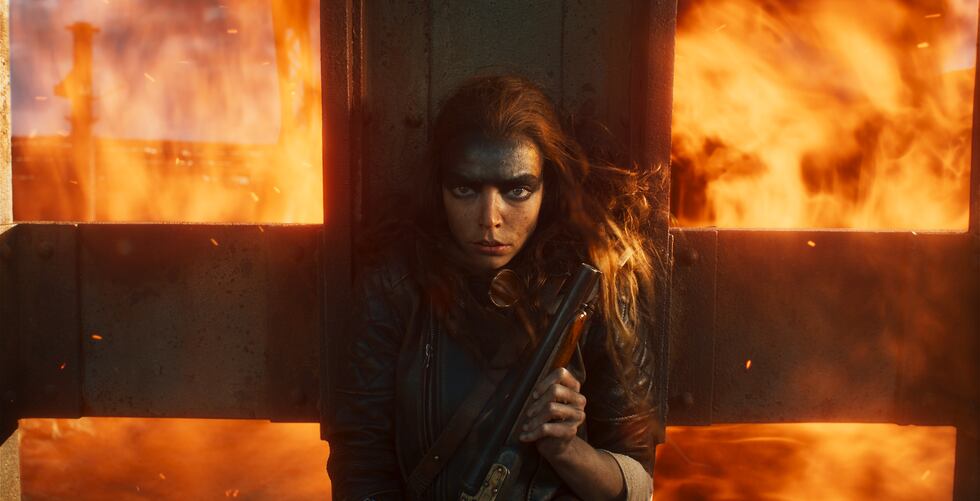 Anya Taylor-Joy as Furiosa in Warner Bros. Pictures’ action adventure “FURIOSA: A MAD MAX...
