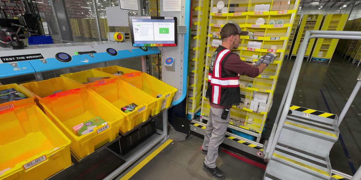 A behind the scenes look inside Amazon fulfillment center in Tolleson