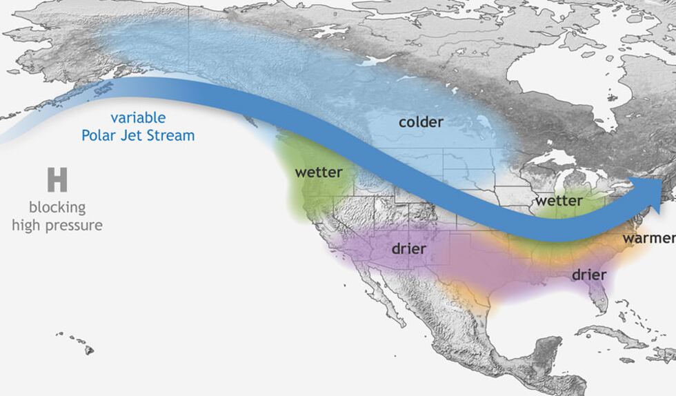 Typical La Nina winter