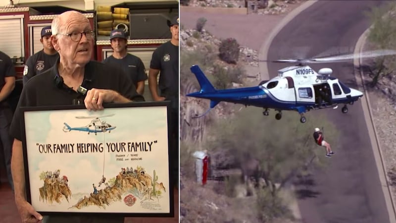 Academy Award-winning animator Glen Keane visited the firefighters who rescued him from Mummy...