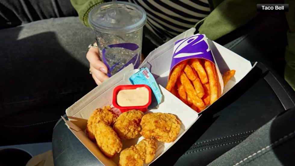 Chicken nuggets will be available at Taco Bell restaurants nationwide starting Thursday.