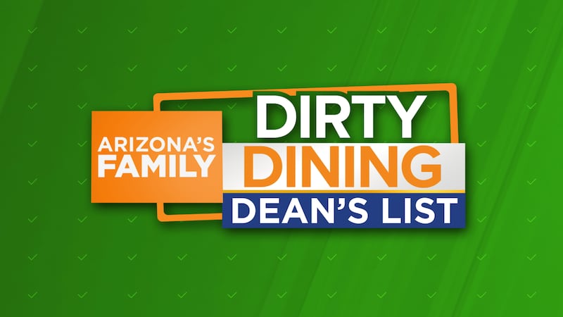 Dirty Dining Dean's List graphic.