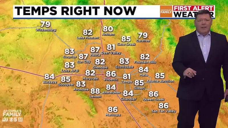 Arizona First Alert Forecast Update at 12 p.m. for Wednesday, 4/16/2025.