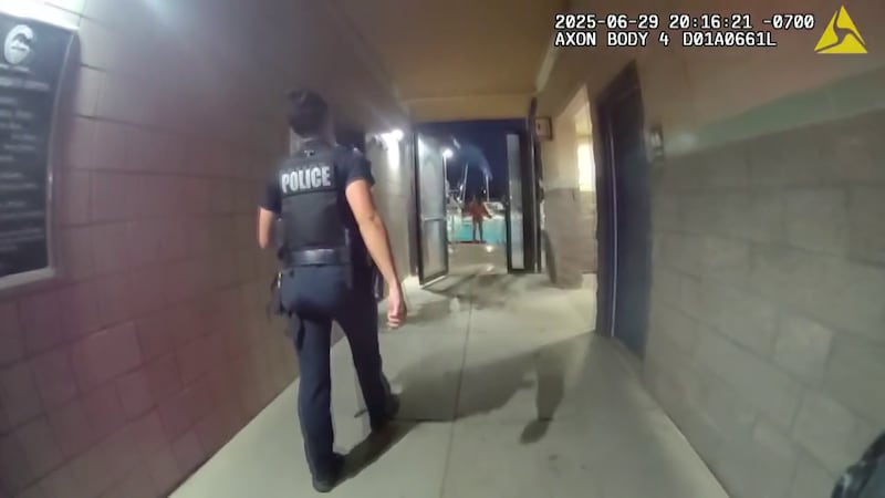 Body camera video shows the moments after the boy was pulled from the pool at the Hamilton...