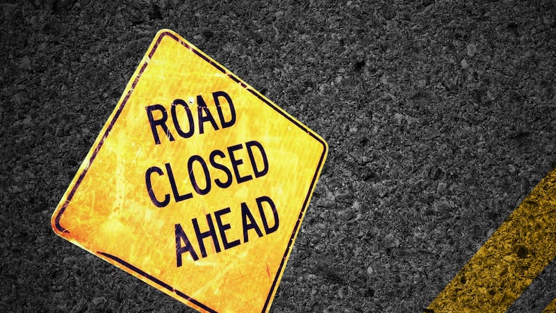 generic road closure graphic