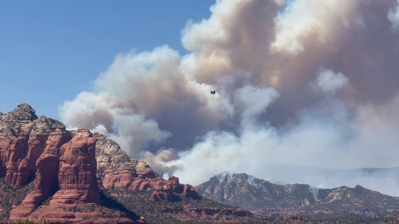 The Pocket Fire continues to burn near Sedona.