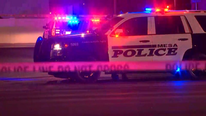 A large police investigation is happening in Mesa.