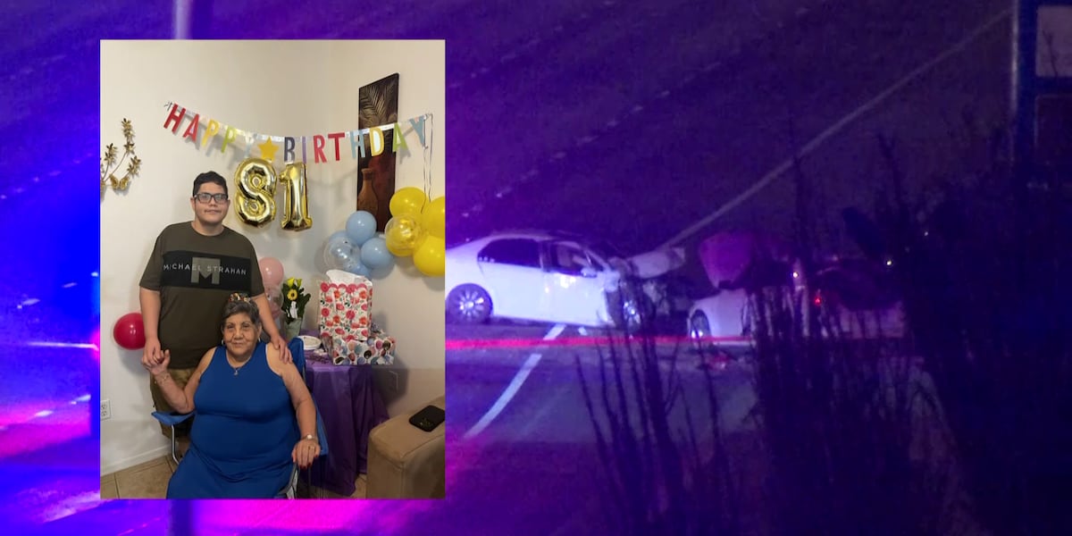 Coverage image for: Grandmother killed, 2 family members injured while changing tire on Mesa freeway