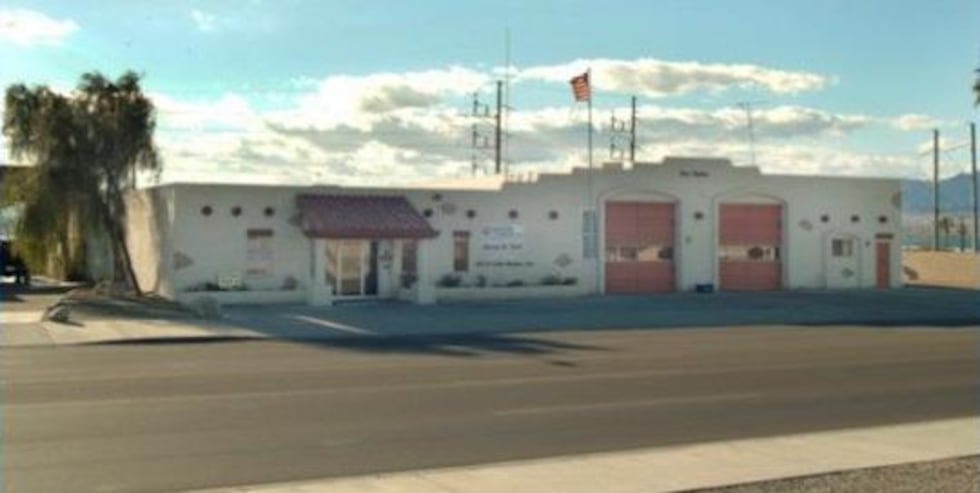 This is Fire Station No. 5 in Lake Havasu, Arizona, where the hottest temperature in Arizona...