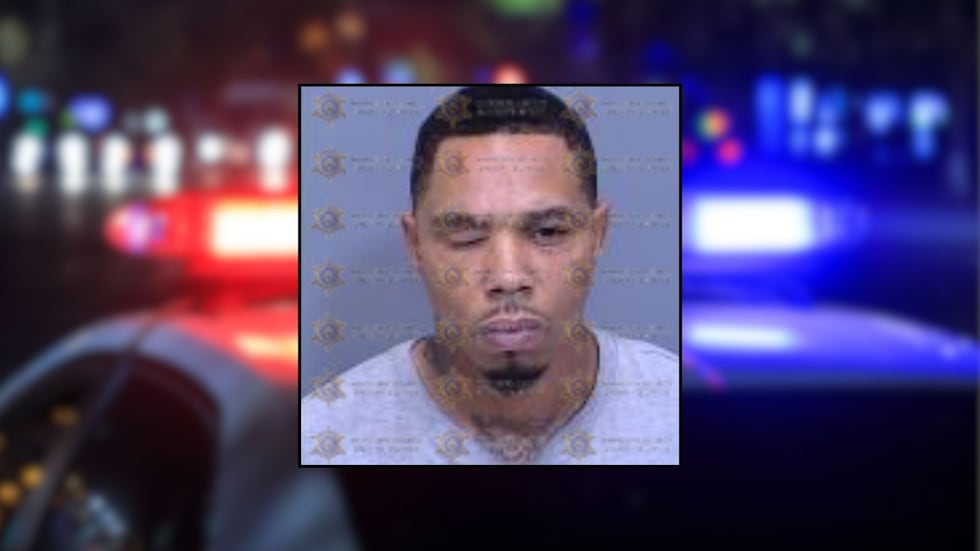 Dennis Mitchell Jr., 42, was arrested at a motel in west Phoenix.