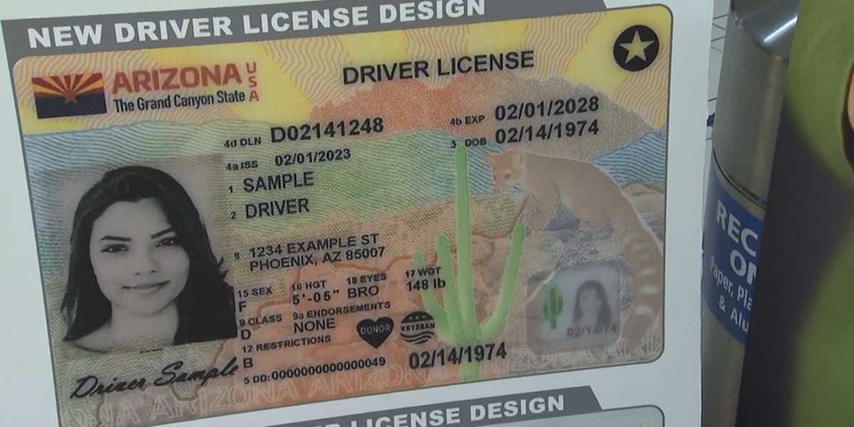 Az Id Layout Design Over 3 million Travel ID cards issued in Arizona