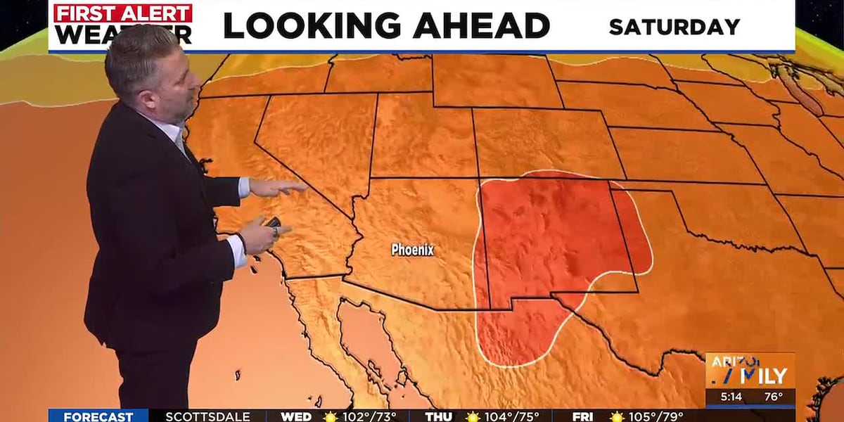 Weather pattern change on the way this weekend across Arizona
