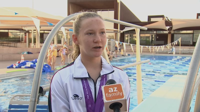 Mona Schwickert, 13, won 3 medals.