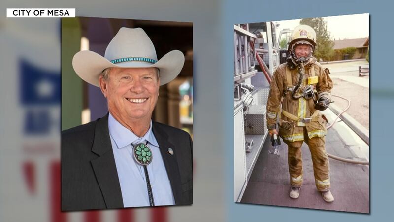 Mesa Mayor Mark Freeman, a retired fire captain, helped a teen hit by a driver.