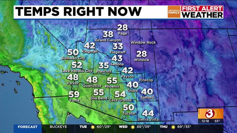 It'll be a cooler night in the Valley as a Freeze Warning goes into effect Tuesday night.