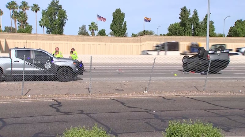 A child has died after a serious rollover crash closed part of Interstate 17 in north Phoenix...