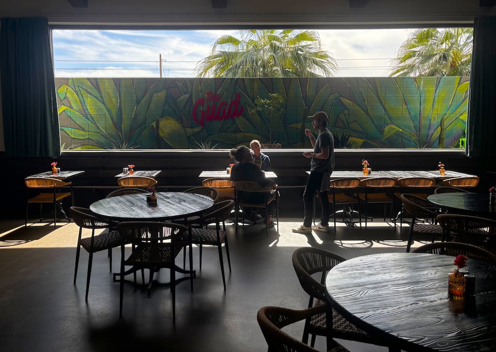 The restaurant has a big open window in the dining room nicknamed "The Guad." The design...