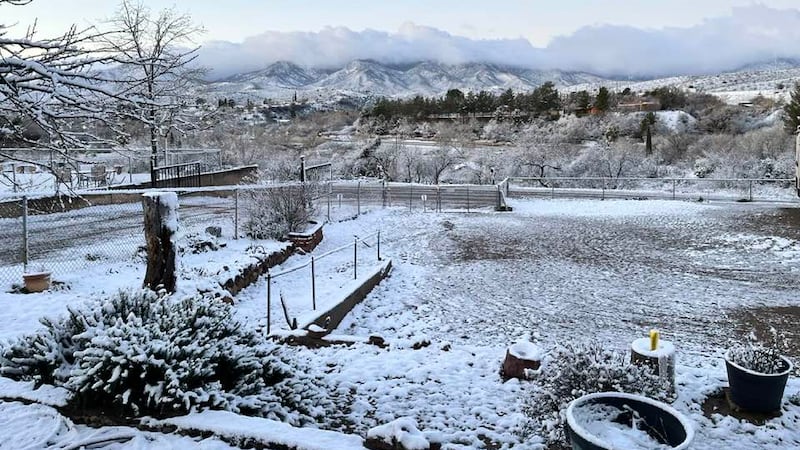 Photo taken in Globe looking toward Pinal Mountains