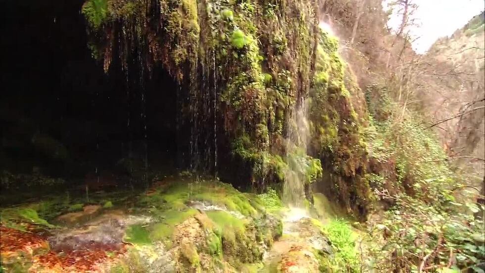 View of Tonto Natural Bridge located inside the Tonto Natural Bridge State Park, Arizona.