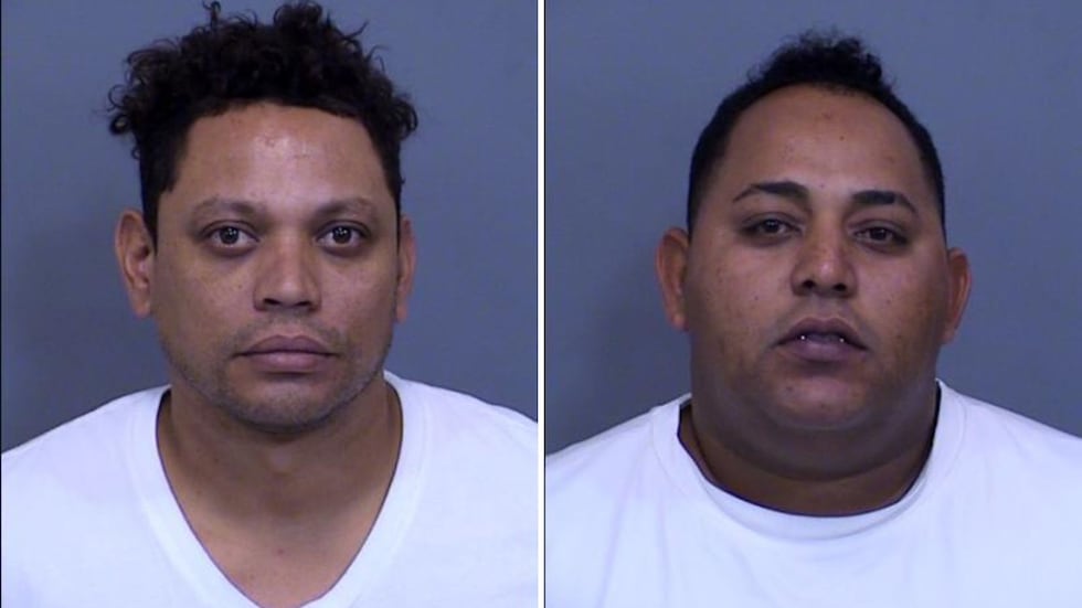 Two men, Alexei Alvarez and Yosvanys Martinez, have been arrested for allegedly targeting...