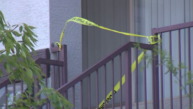 It happened at an apartment near 99th Avenue and Camelback Road.