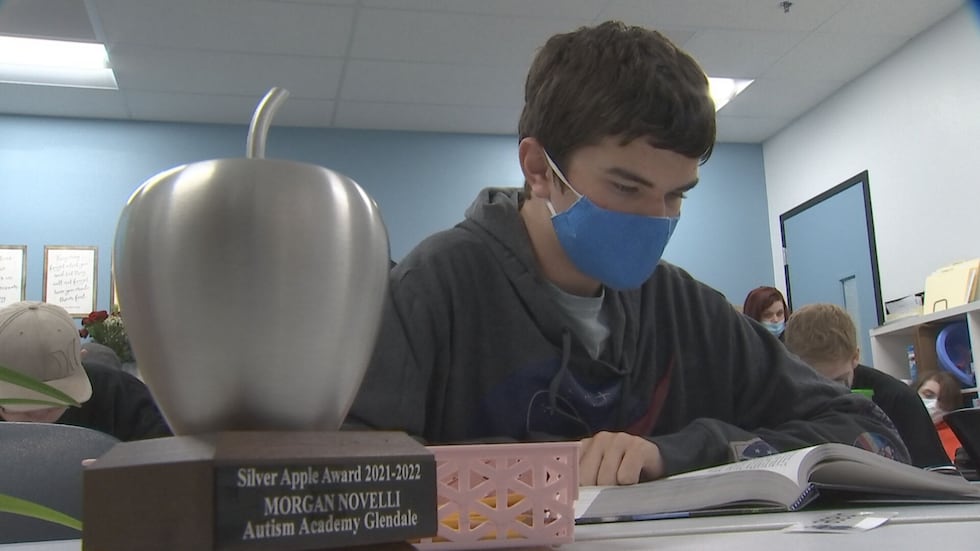 Morgan Novelli, a high school teacher at Autism Academy in Glendale, is the latest recipient...