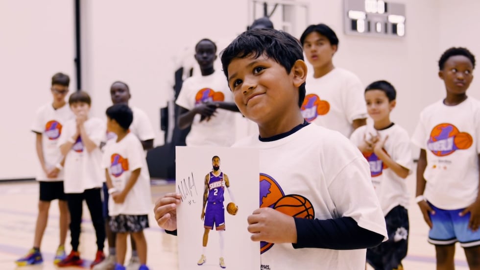 The Suns/Mercury Foundation hosted a basketball clinic for World Basketball Day on Dec. 16.