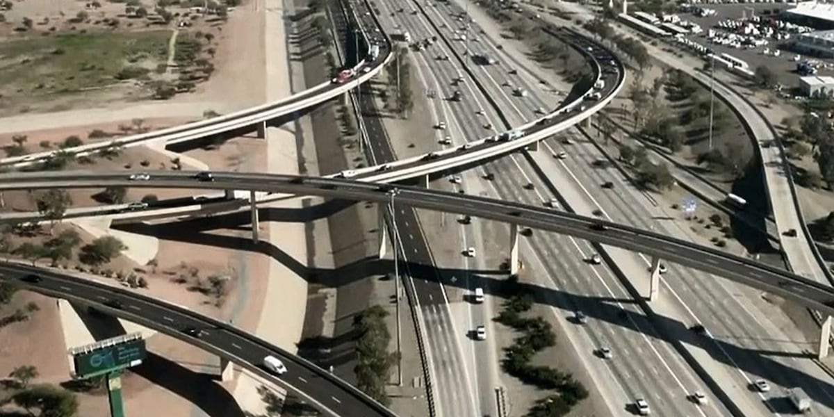 Freeway closures begin Friday for interchange project near Tolleson, Maryvale