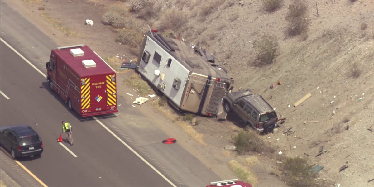 Serious Injuries Reported in RV Crash Near Buckeye, AZ