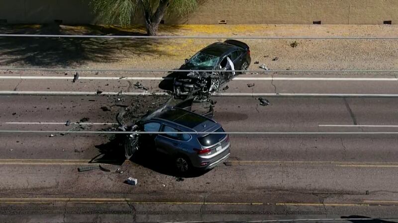 A child was critically injured in a fiery crash that left two other men hurt near 48th Avenue...