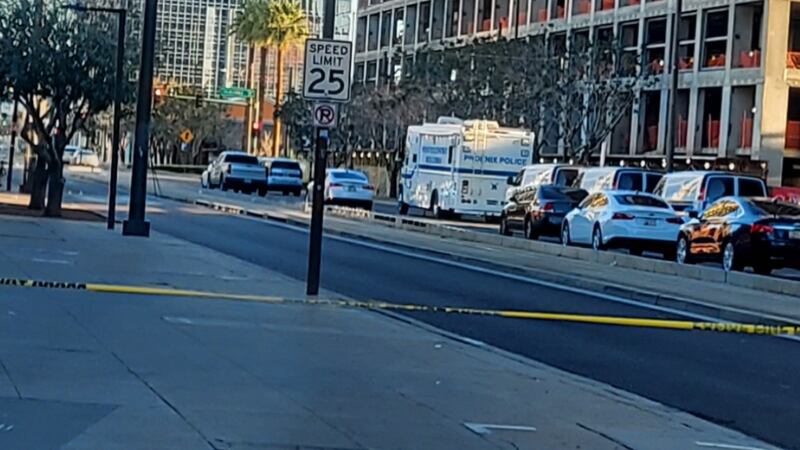 Phoenix police say officers were called out to the area of Central Avenue and Pierce Street...