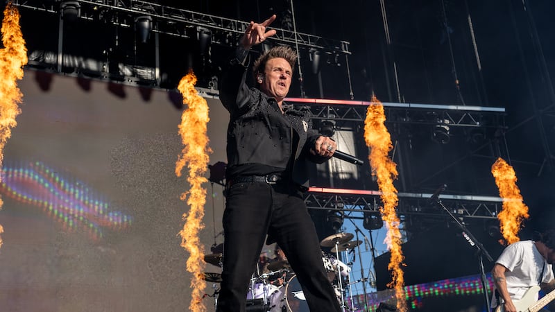Jacoby Shaddix of Papa Roach performs during BottleRock Napa Valley on Friday May 22, 2026, at...