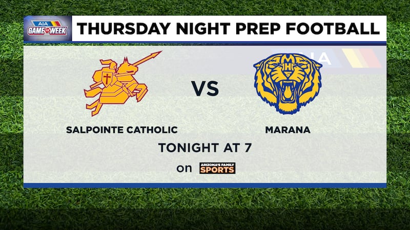 Kick-off is at 8:15 p.m. as Marana travels to Salpointe Catholic on Thursday, Aug. 27 for a...