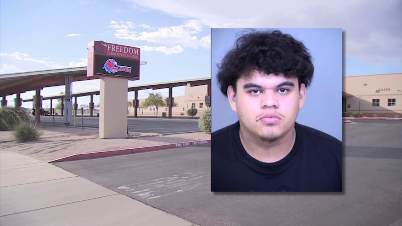 Authorities say 19-year-old Iriel Rivera was arrested and booked on multiple weapons charges.