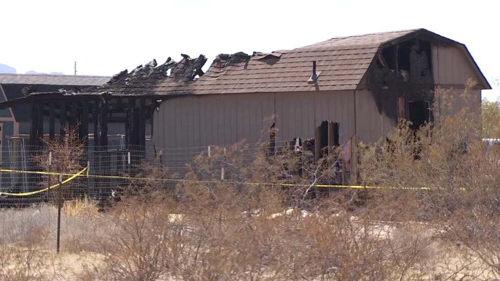 A woman and two children were found dead inside a burning backyard casita earlier this week...