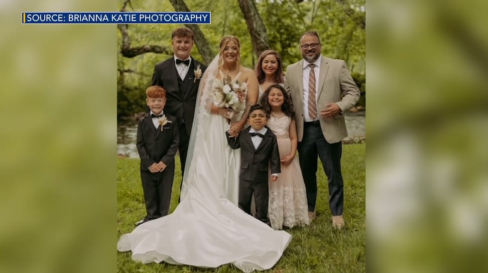 Bride Kachi Wilson invited seven-year-old Saleh Ahmad and his family to her wedding. internal...