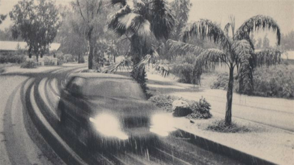It hasn't snowed in downtown Phoenix since the 1930s. (Source: 3TV/CBS 5)