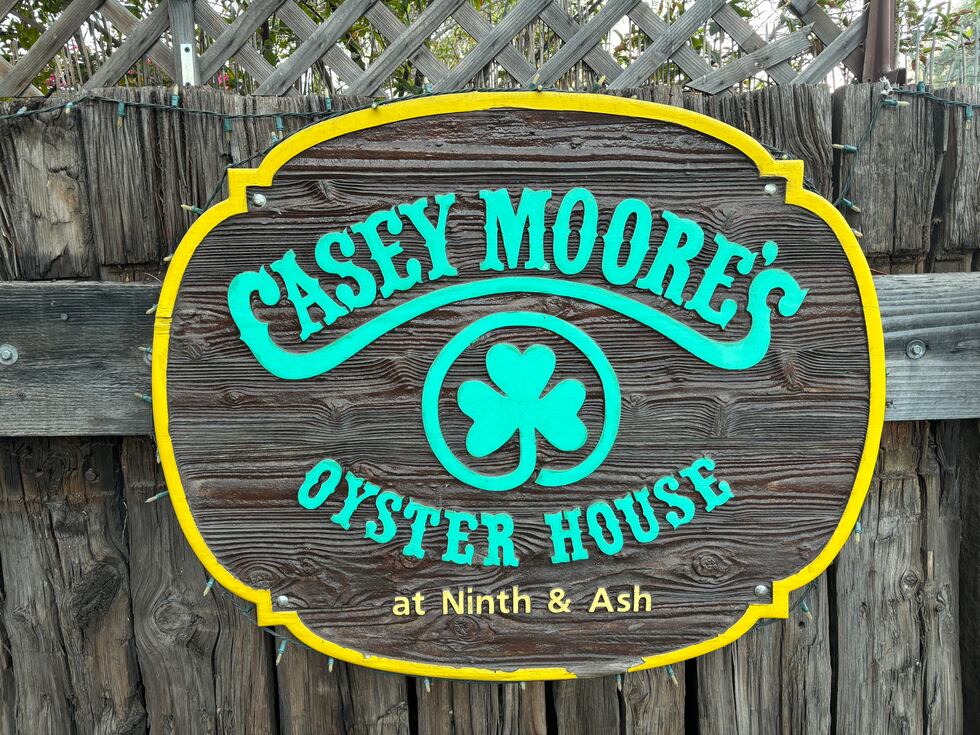 Casey Moore's Oyster House is located near 9th Street and Ash Avenue in Tempe.