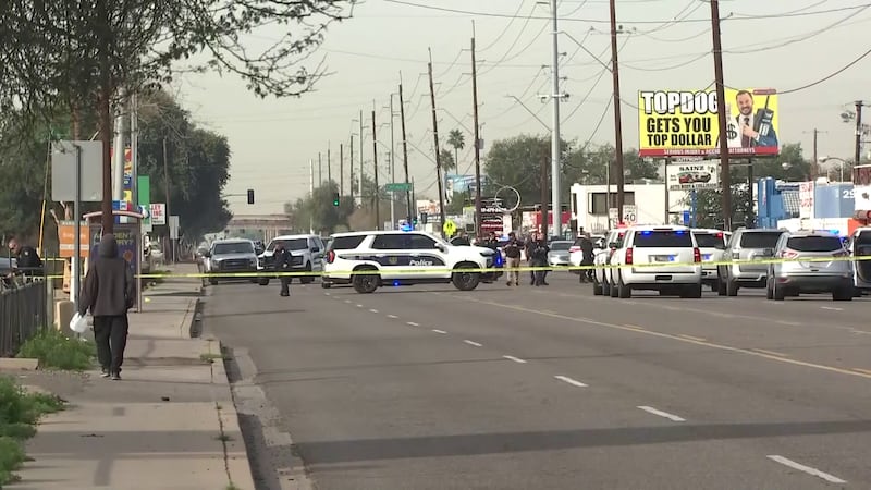 Footage showed a heavy police presence in the area on Jan 6, 2026.