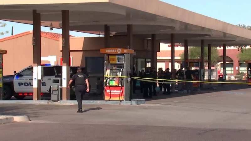 It happened at the Circle K at Dobson and Warner Roads.