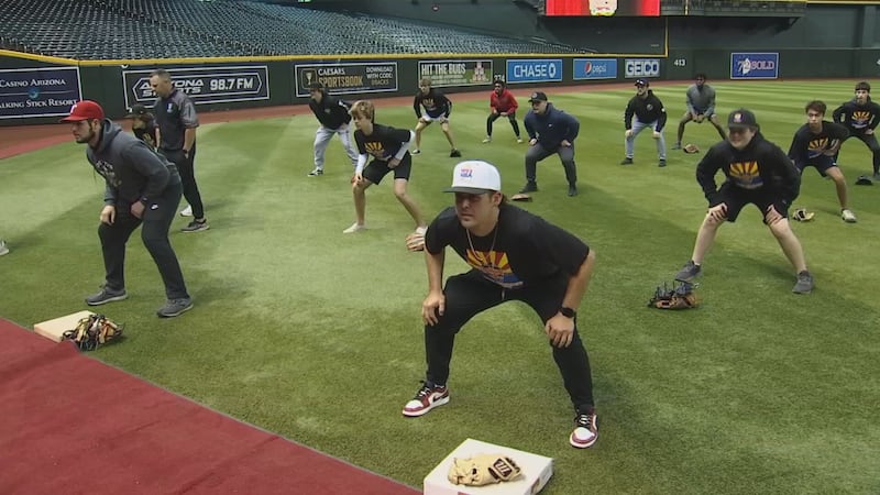 The clinic was put on by the Umps Care Charities.