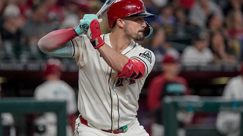 Arizona Diamondbacks' Randal Grichuk (15) during a baseball game against the San Diego Padres...