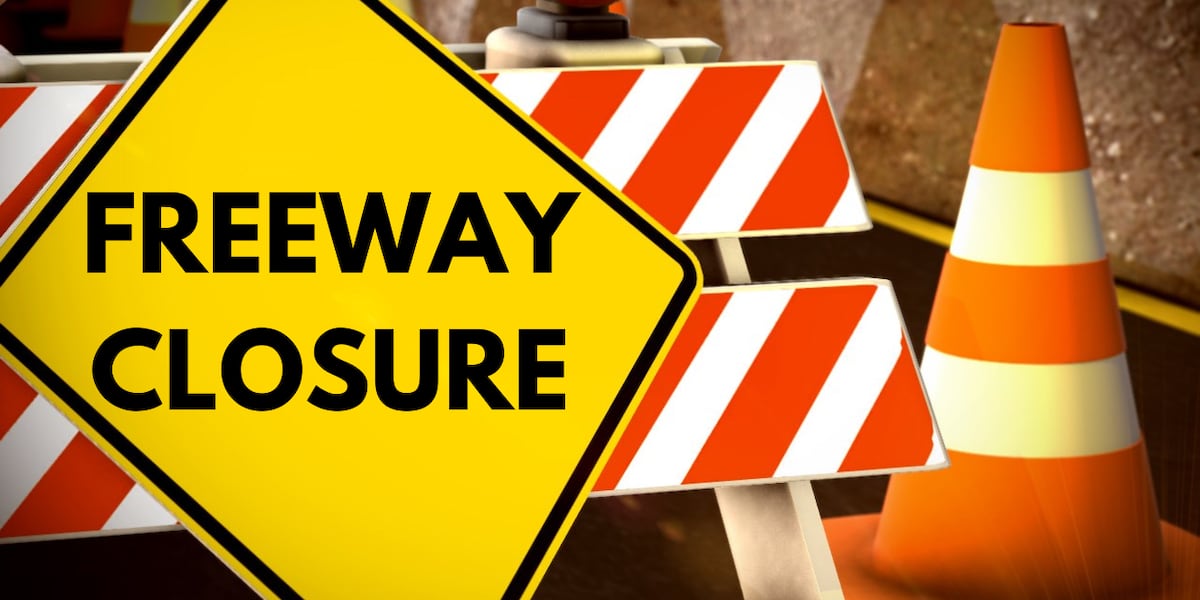 Drivers beware: Five Phoenix-area freeways will be closed this weekend