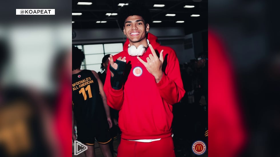 Koa Peat led Perry to its fourth straight state title in March and won his final high school...