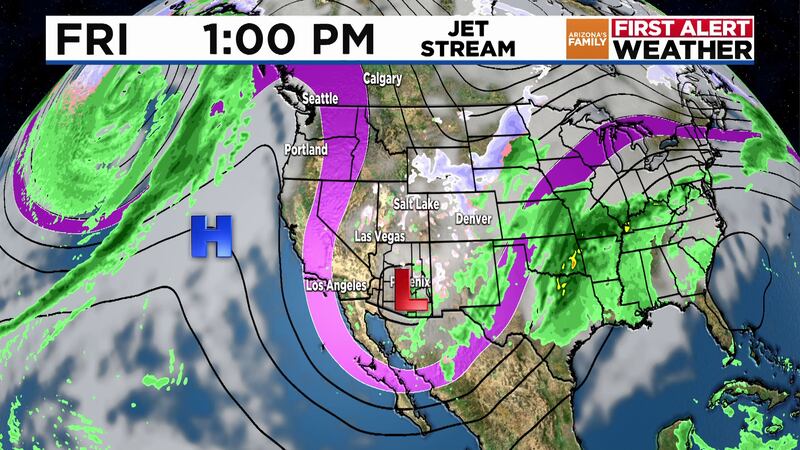 Over the weekend, we are expecting plenty of sunshine and temperatures gradually warming up.