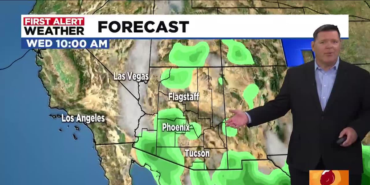 Rain chances on the way as monsoon moves into Phoenix area